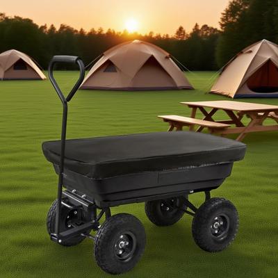 Garden Cart Cover Waterproof Outdoor Garden Cart Dust Protector Dustproof Oxford Fabric Trolley Protector Canopy for Lawn Yard