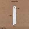 Handmade Stainless Steel Leather Glue Scraper - Easy-Clean DIY Shaping & Coating Tool