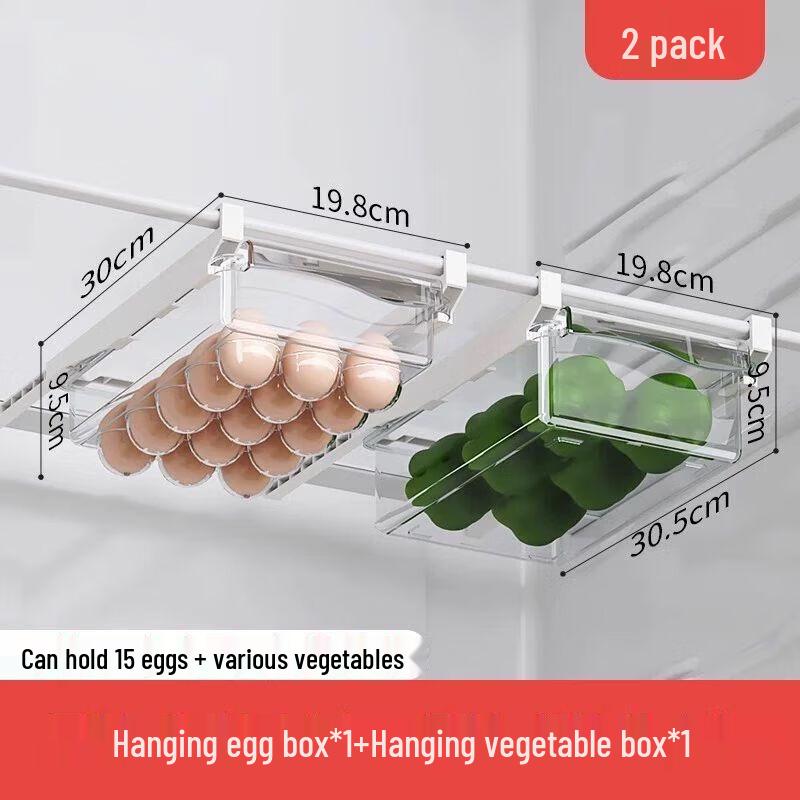 Refrigerator Egg Rolling Organizer