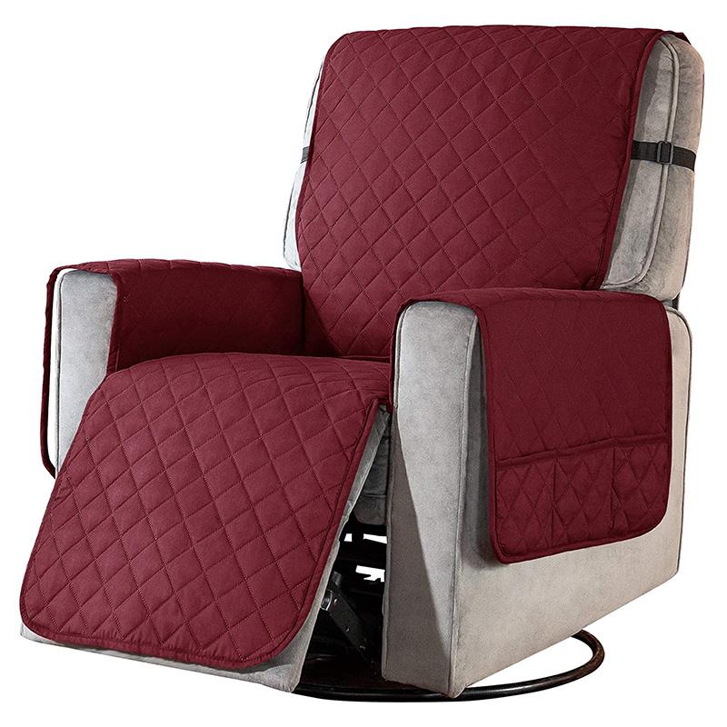Waterproof Recliner Sofa Cover Pet Kid Mat Armchair Furniture Protector Washable Anti-slip Recliner Chair Cover Christmas Gift