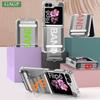 Z Flip 6 Case Wrist Strap Phone Cases for Samsung Galaxy Z Flip 6 5 4 3 ZFlip5 Flip6 Airbag Anti-knock Transparent Cover