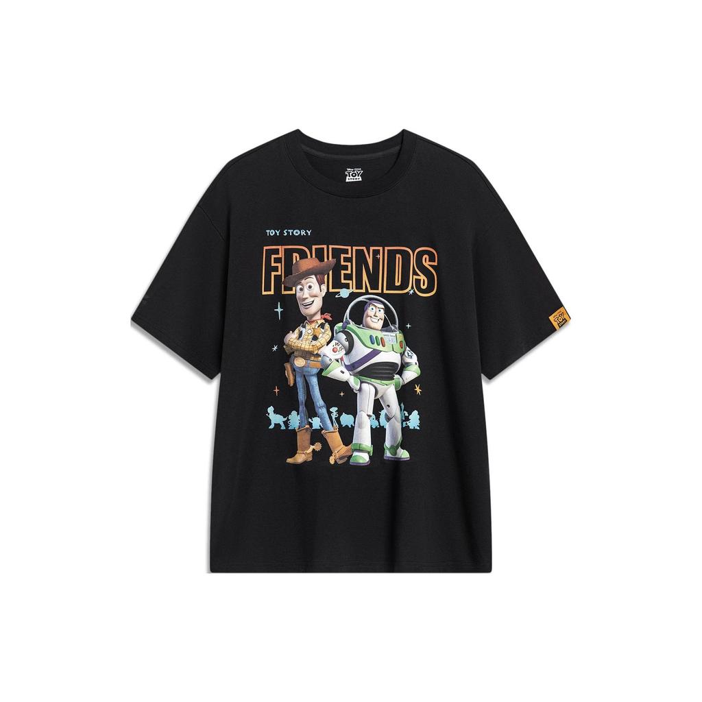 Li Ning X Disney Toy Story Collection T Shirt Men's Black AHST745-1