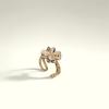 Four-leaf Clover Three-color Open Ring  Birthday Gift, Free Shipping, Daily Outfit, Sweet and Romantic