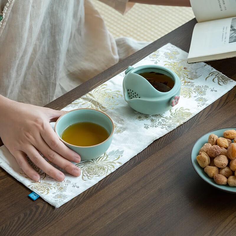 Edenus Portable Ceramic Travel Tea Set