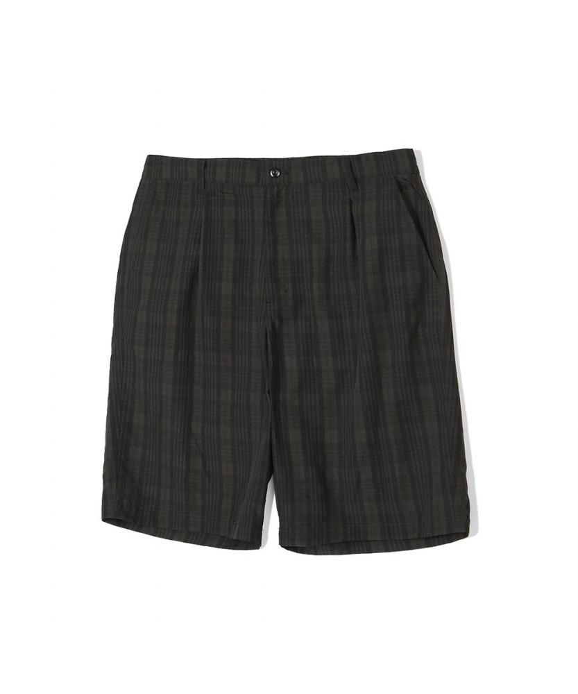 NOTIG Check Seersack Shorts Black_Ols1Pthp101K1