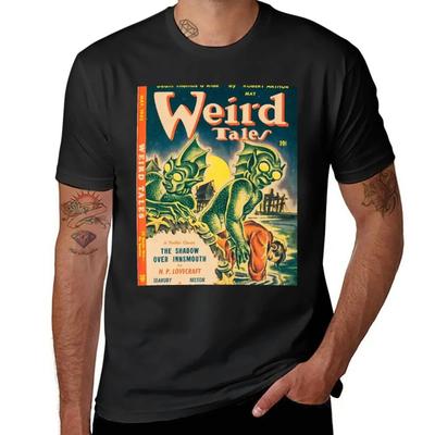 Weird Tales T-Shirt Tops Customizeds Blouse Mens Cotton T Shirts