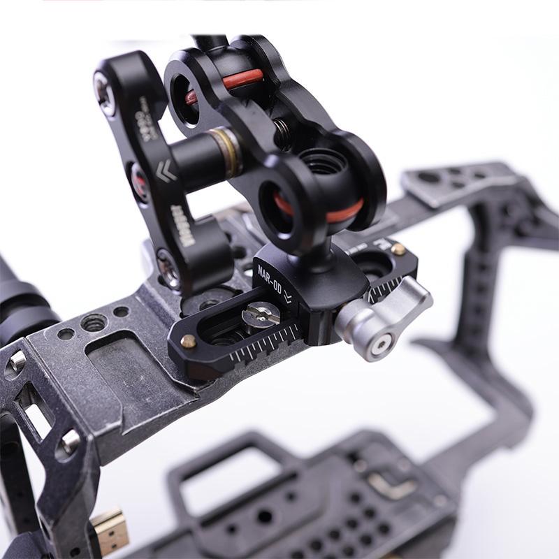Mini NATO Rail Camera Anti-Off Quick Release NATO Rail Thickness 6mm Length 46 70mm for FX3/FX30 Camera NATO Handle Camera Cage