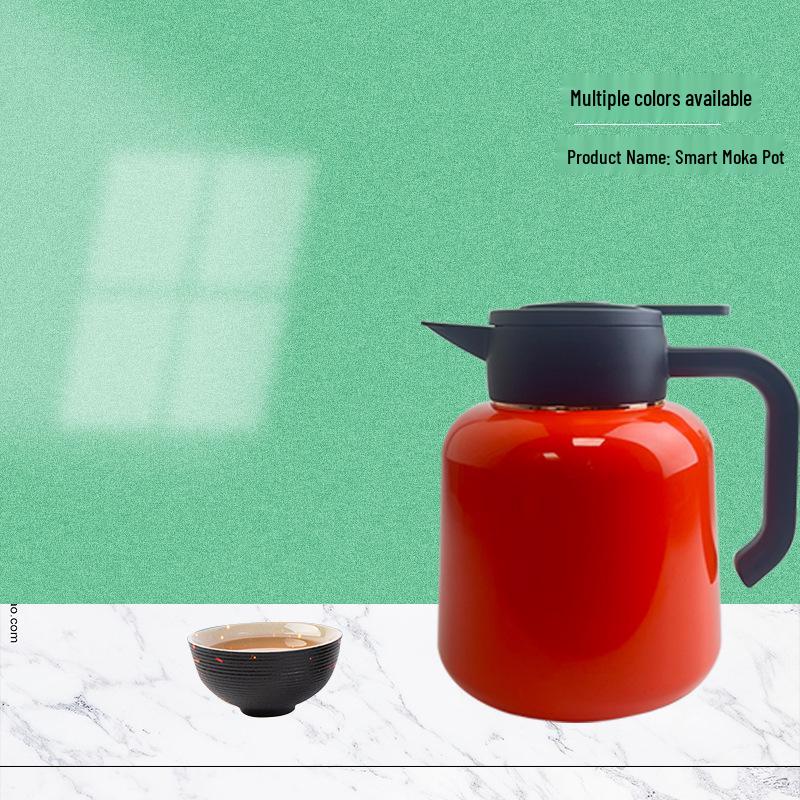 

Зимний чайник Дуинь с приглушенным звуком, дисплеем температуры и ситечком для чая - Мужской бытовой выпуск, Улучшенный дизайн 1800ML