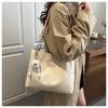 1Pc Trendy Spring New Women's Shoulder Bag, Fashionable, Simple, Versatile Handbag, Water-repellent PU Leather Bag