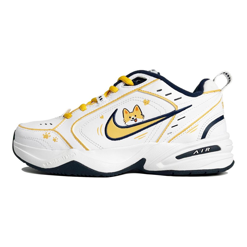Nike Air Monarch 4 Chunky Sneakers Unisex Low Top Yellow 415445-102(Team146-)