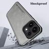 KEYSION Luxury Retro PU Leather Phone Case for OPPO Reno16 Pro 5G Silicone+PC Shockproof Phone Cover for OPPO Reno16 F 16 FS 5G