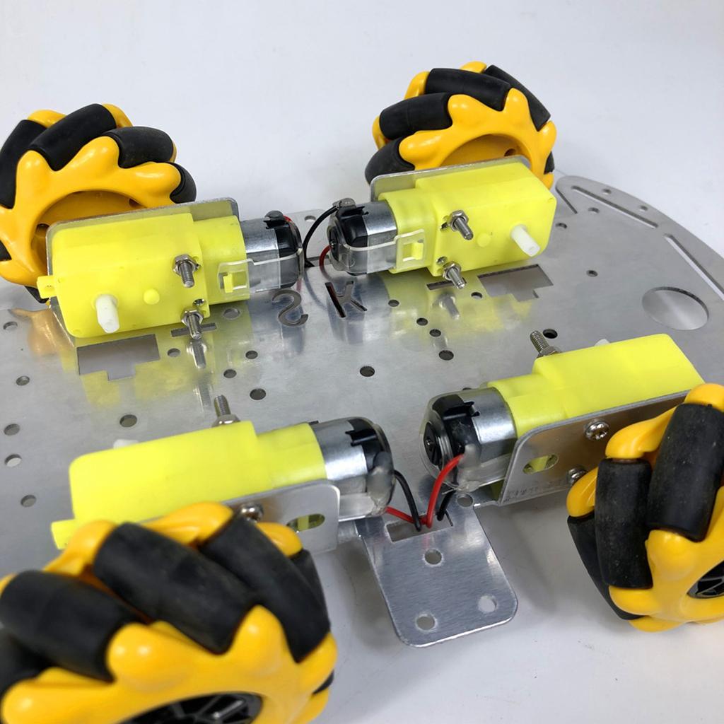Robot Kit 4WD Omnidirectional Wheels Intelligent Car