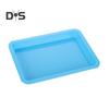 10Pcs Painting Plates Plastic Art Trays Stackable Non-Slip Design Widely Used Easy To Clean DIY Projects Colored Serving Trays