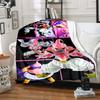 1PC Majin Buu  Print Flannel Blanket, High quality All Seasons, Home Decor, Warmth and Comfort, Perfect for Christmas Gifts