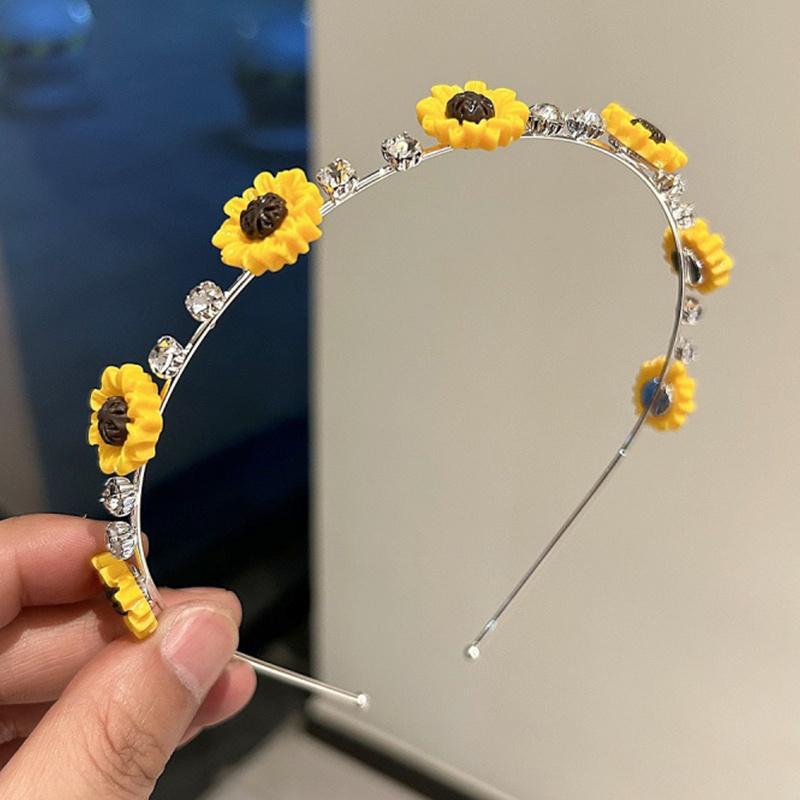 1pc Sunflower Bohemian Hairband, Sweet Fashion Headband for Women Perfect Festival Gift