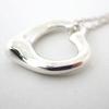 [Used] TIFFANY/Tiffany 925 Open Heart Pendant/Necklace/j63-1