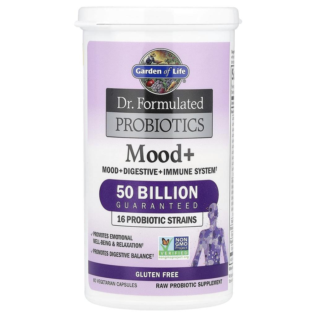 Doctor Formulated Probiotics, Mood Boost, 60 Veggie Caps