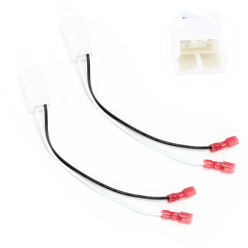 2pcs Car Speaker Wiring Harness Adapter Plug Stereo Connector Auto Tweeter Modification Replacement for Ford