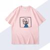 Bocchi The Rock No More Gakko Text Graphic T Shirt Men Women Hitori Gotoh Anime Cotton Short Sleeve Oversized Streetwear