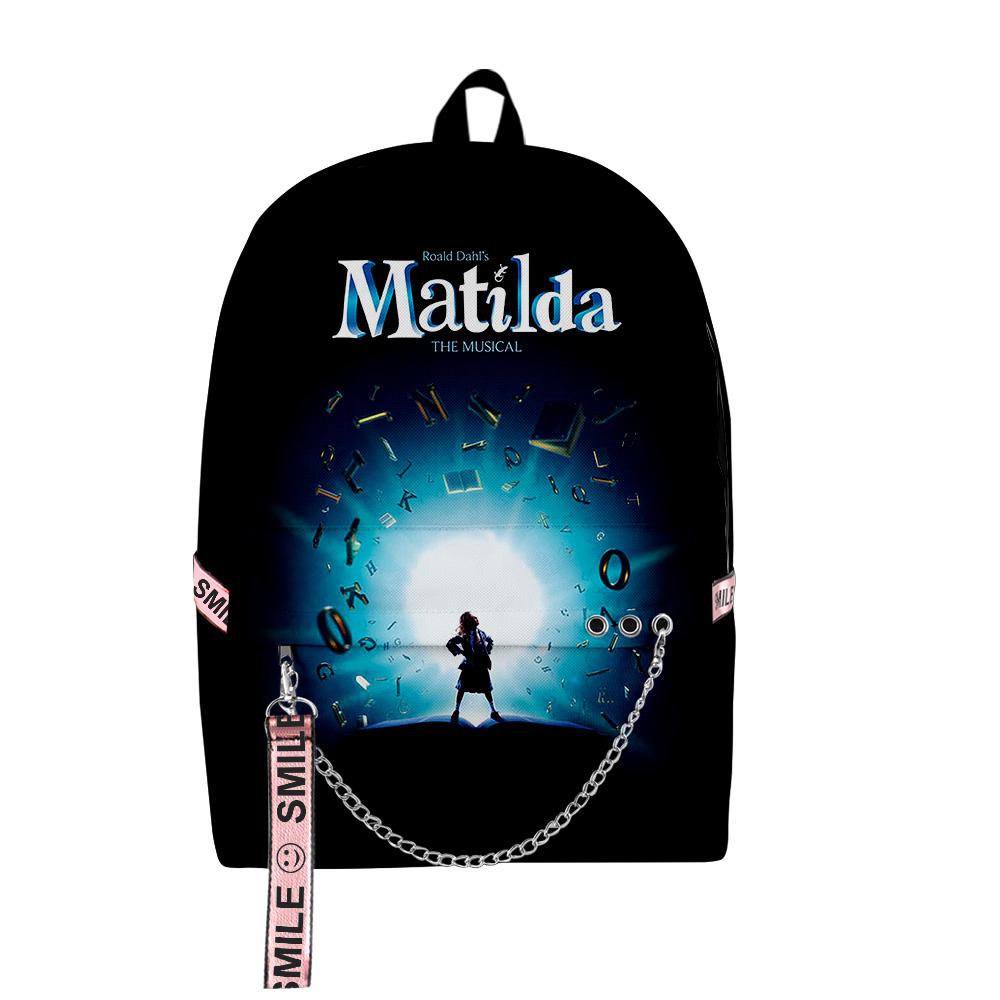 Luxury Roald Dahl's Matilda the Musical Movie 3D Print School Bags Unisex Oxford Waterproof Notebook multifunction Backpacks