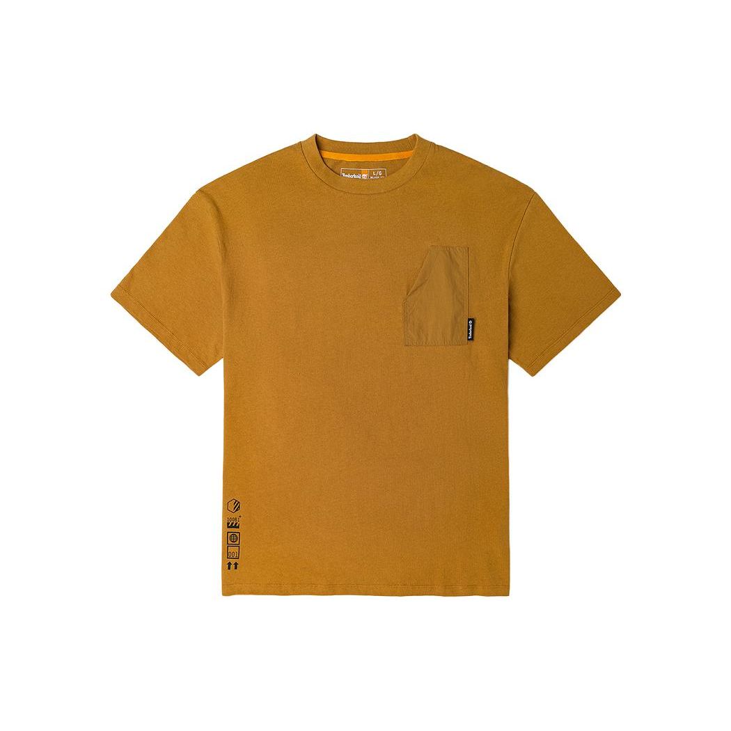 

Timberland Casual Loose Short Sleeve T-Shirt Men Tops Wheat A5VMNP47 XXL