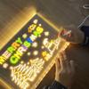 Non-Toxic Luminous Acrylic Drawing Magic Led Transparent Board Note Boardkids Diy Educational Toys Giftwith Standwith 7 Color Markers