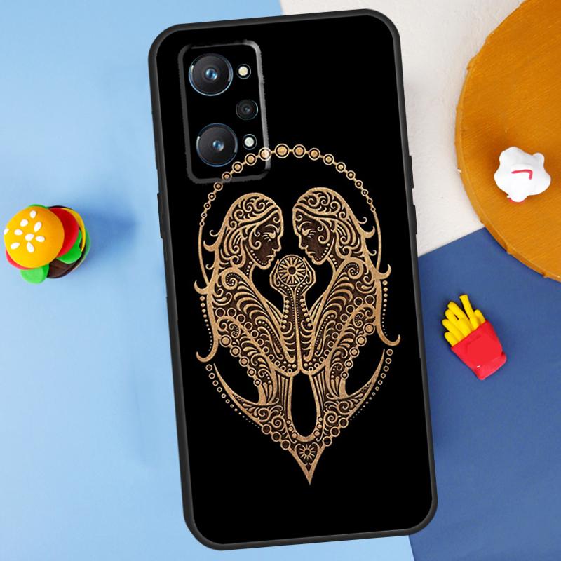 Zodiac Signs For Realme GT7 Pro GT 6T 6 5 C67 C61 C55 C53 C51 C21Y C25S C75 10 11 12 13 14 Pro Plus Case