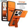 KEYSION Card Slot Holder Bag Phone Case for Nothing Phone 4A Pro Slide Camera Protection Upright Kickstand Shockproof Cover