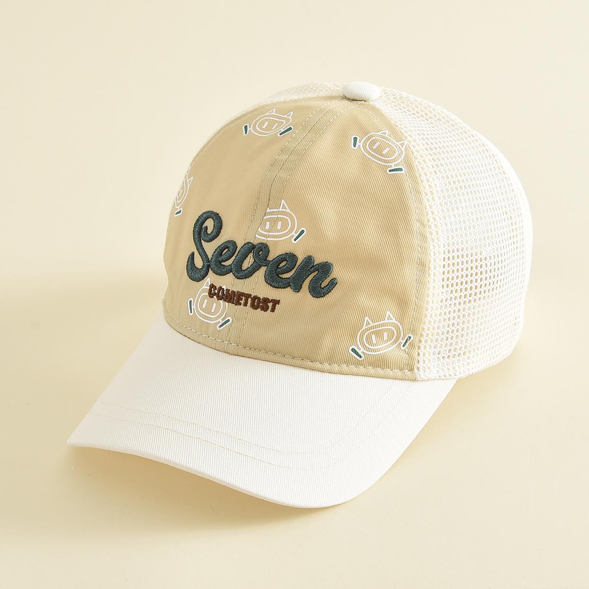 

Корейская модная бейсболка с вышивкой - Ветрозащитная шляпа для защиты от солнца хаки