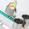 Papageienkäfig-Brückenschaukel mit Tablett, Futternapf, Standzubehör, Brückentraining, Papageien-Stehzubehör
