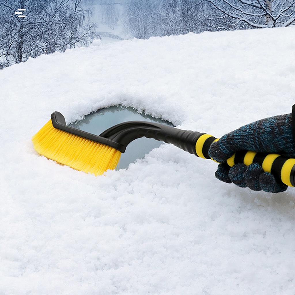 Auto Schneebürste Eiskratzer Vielseitige Effiziente Reinigung Komfortabler Griff Schneeräumbürste für Auto