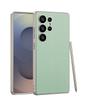Slim PC Phone Case Galaxy S25 Ultra With Matte Metallic Finish Soft-Touch Vegan Leather Back