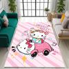 3D cute Hello Kitty cartoon rug, suitable for bedrooms, living rooms, sofas, home doormats, large size children's play mat, Q-01
