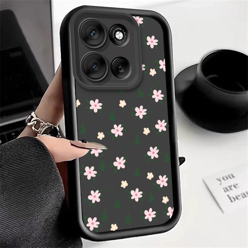Tulip Flower Phone Case For Motorola Moto G86 G56 5G G 86 G56 MotoG56 MotoG86 Case Shockproof Soft Silicone Protect Cover Bumper