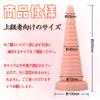 MAPARON Anal Plug Tower Shape Screw Thread Shape with Suction Cup PVC Black x 25cm 7.2cm