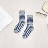 It's Socks Slim Striped Socks Gray Blue_FS0825016