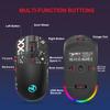 2.4G Bluetooth RGB Gaming Mouse with Three Modes and 650mAh Battery