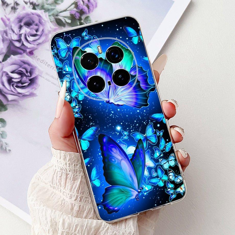 Soft Liquid Silicone Back Cover For Honor Magic 7 Pro Magic6 Lite Magic 5Lite Phone Case Marble Gothic Style Cartoon Clear Coque