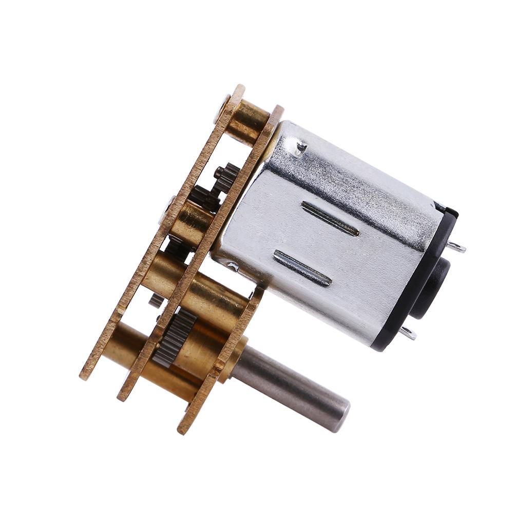 1pc Metal DC 6V 100RPM Micro Electric Geared Motor Speed Reduction Geared Box