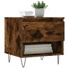 Coffee Tables 2 Pcs Smoked Oak 50 X 46 X 50 Cm Engineered Wood