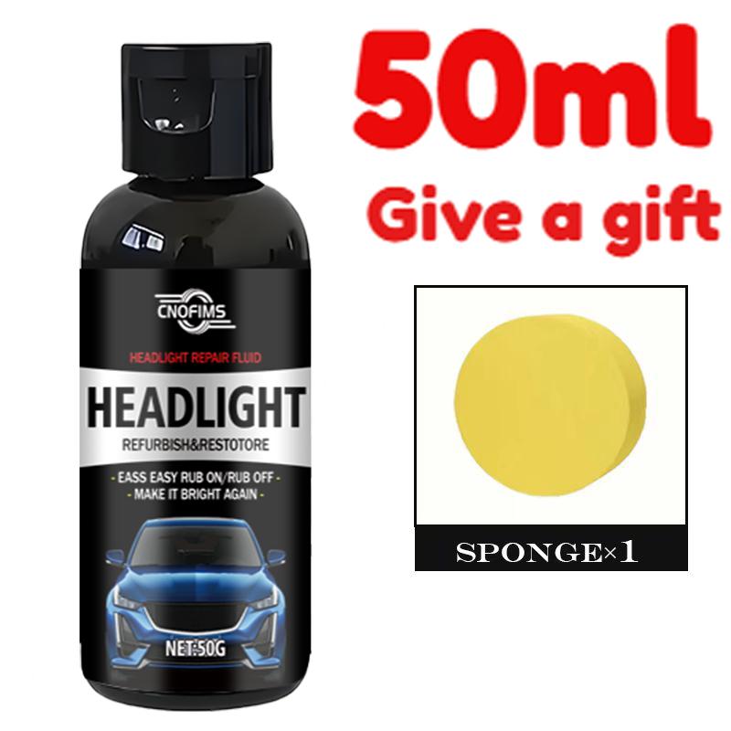 

Headlight Repair Cream - Tool-free, quickly removes oxidation and dullness, easy to apply, restores clarity and prevents blurrin