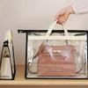 1pc-Handbag Dust Bags Clear Purse Storage Organizer For Closet, Zipper Hanging Storage Bag For Handbags