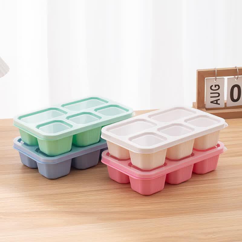 Wheat Straw Divided Lunch Box