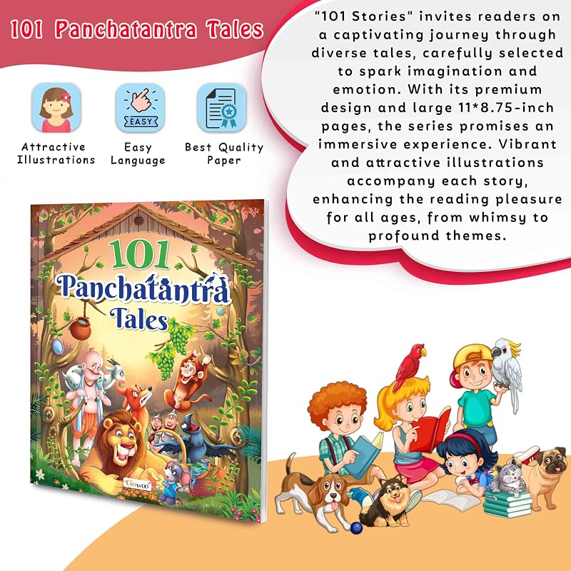 Panchatantra Tales Book for Kids (Ages ) (Paperback) : Kids Story Book, Story Book for Young Readers, Panchatantra Story Book, Classic Childre