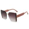 New large-frame square polygonal sunglasses UV-proof sunglasses that women's simple fashion trimming