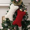 Large Dogs Cats Stockings Bone Shape Fireplace Hanging Socks  for Dogs Puppy Cats
