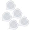 5pcs Reusable Silicone Mould Leaf Leaf Shaped Dish Mould Resin Casting Mould  Jewelry Making