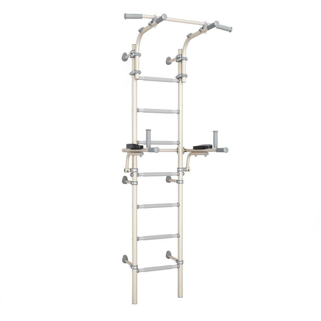 Teenager Plus wall-mounted gymnastic ladder - white