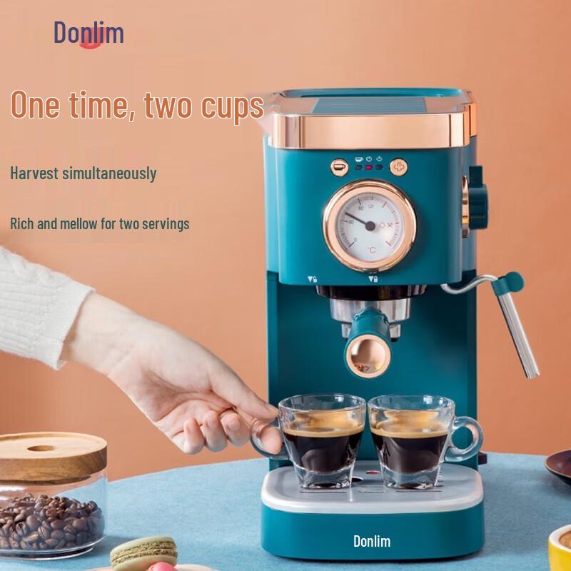 Donlim Semi-Automatic Espresso Machine with Steam Frother CN plug (adapter included)