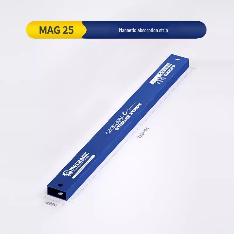 

Portable Magnetic Workbench Organizer: Screwdriver & Knife Storage Strip